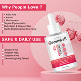 Greenwell 2% Kojic Acid Face Serum for Dark Spots & Skin Brightening 30ML