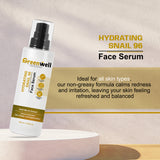 Snail Face Serum 96% for Hydration, Repair,Anti-Aging Benefits & RadiantSkin 100ml